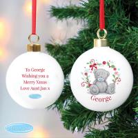 Personalised Me to You Christmas Bauble Extra Image 2 Preview